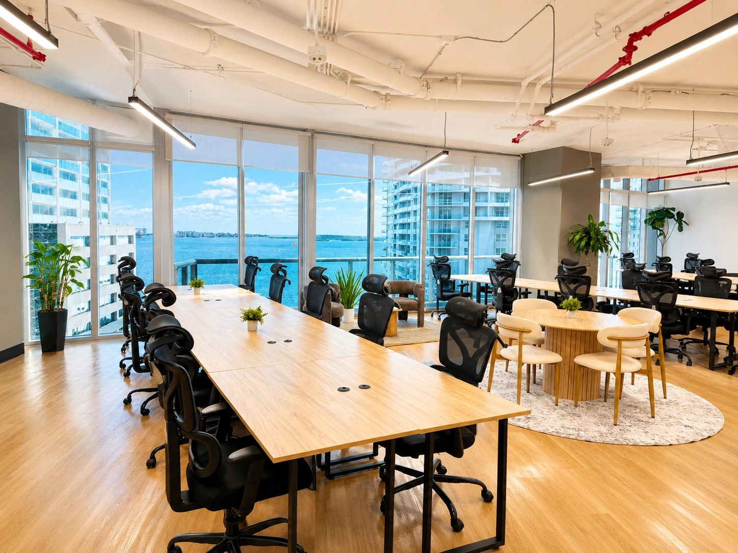 Private office interior at WorQ